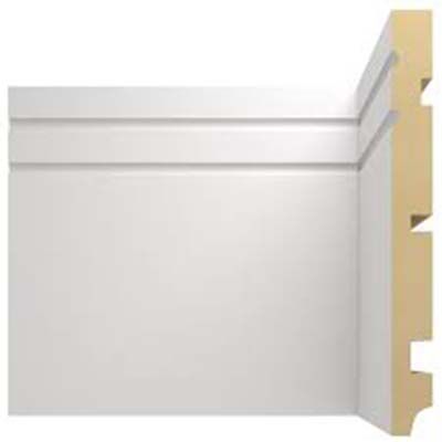 Rodapé MDF Branco